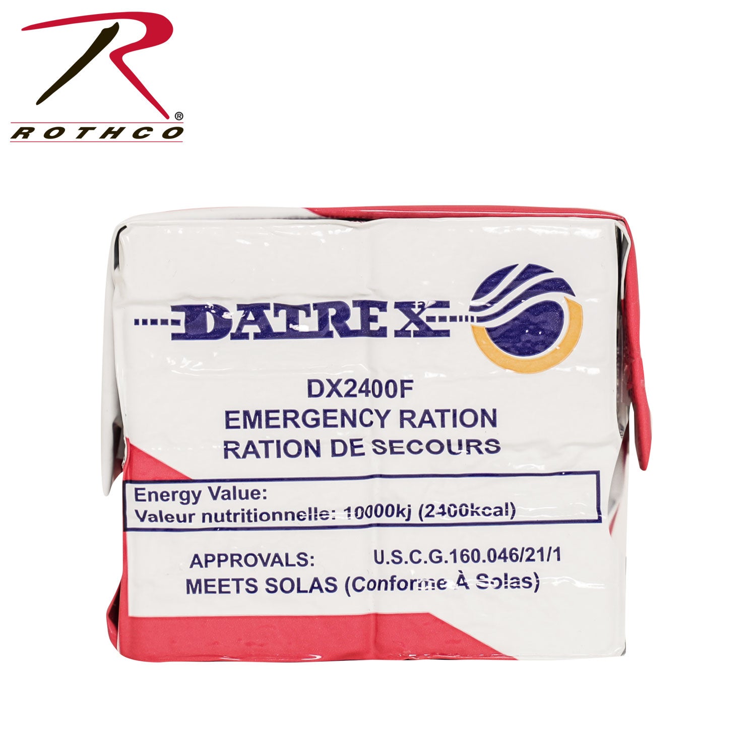 Datrex 2400 Calorie Emergency Food Ration - High-Energy Coconut Flavored Bars