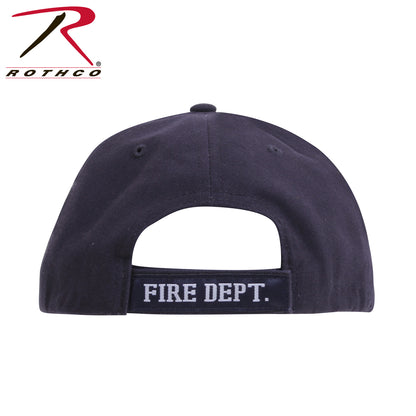 Rothco Deluxe Fire Department Low Profile Cap - Adjustable Cotton Twill Firefighter Hat