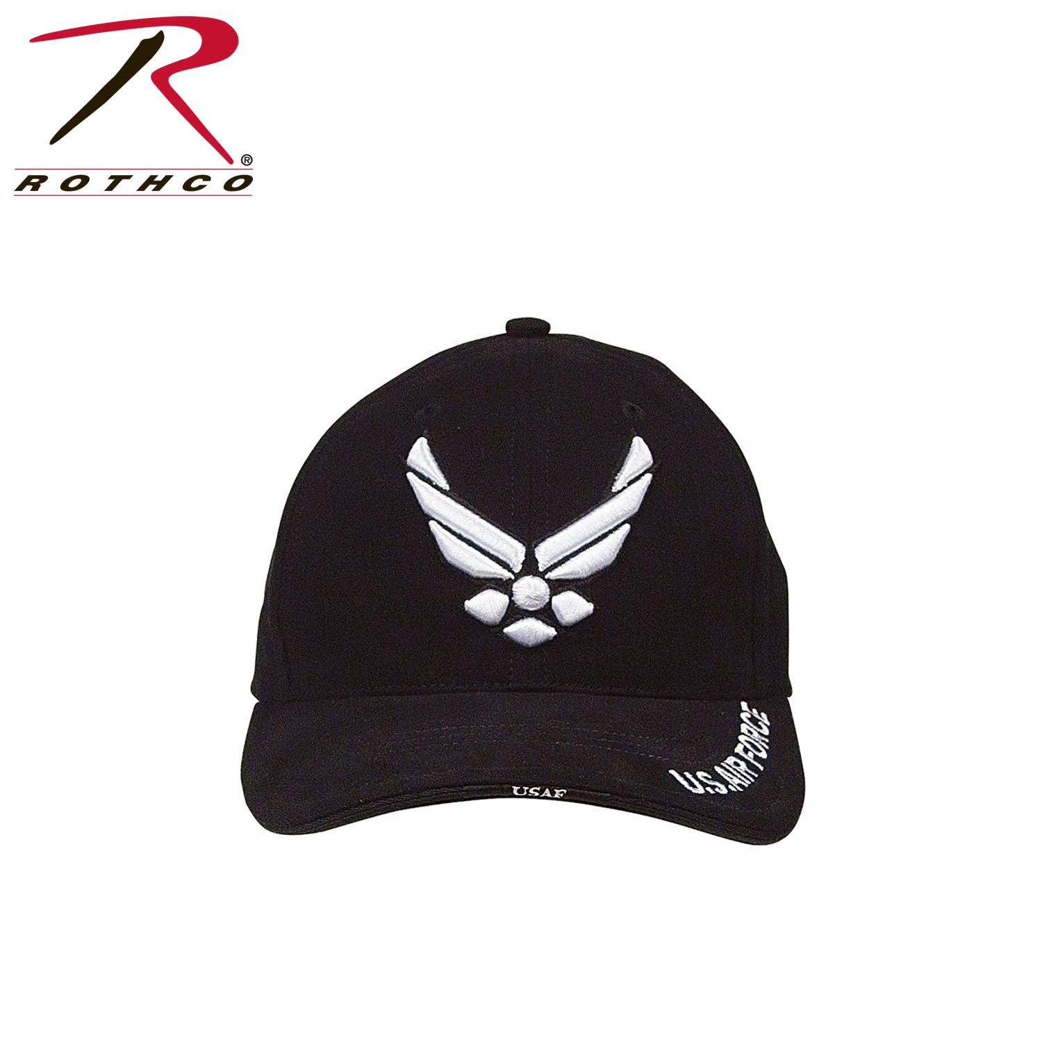 Rothco Deluxe U.S. Air Force Wing Low Profile Insignia Cap Black