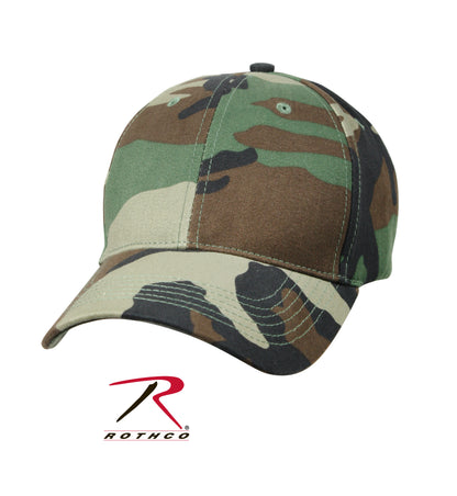 Rothco Kid's Camo Low Profile Cap - Woodland Camo