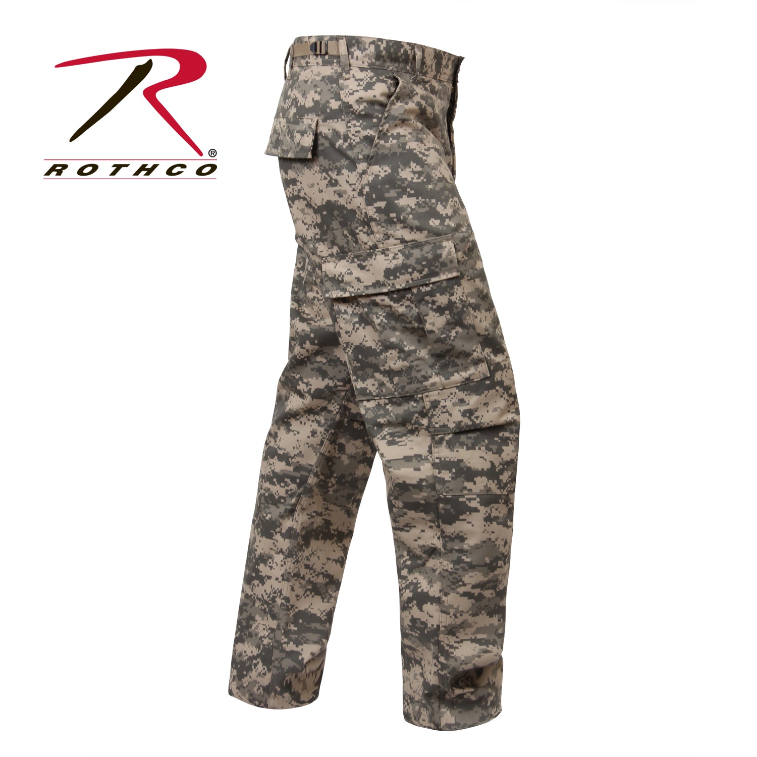 Rothco Digital Camo Tactical BDU Pants Size 3XL with Reinforced Knees and Multiple Cargo Pockets