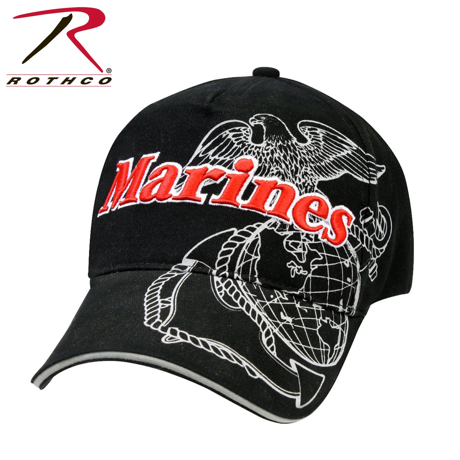Rothco Deluxe Marines Eagle, Globe & Anchor Low Profile Cap - Part No. 9794