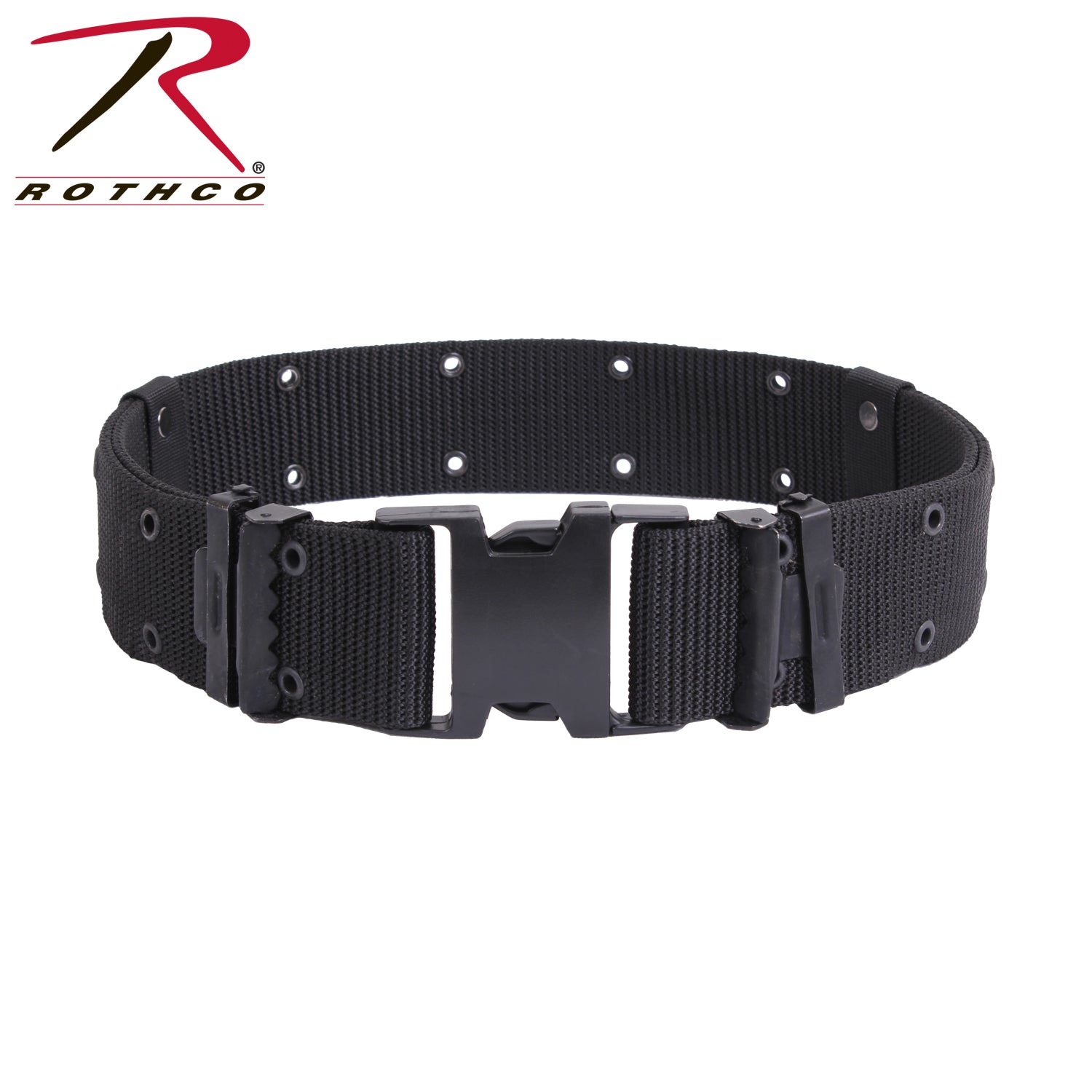 Rothco New Issue Marine Corps Style Quick Release Pistol Belt in Black, Size Large