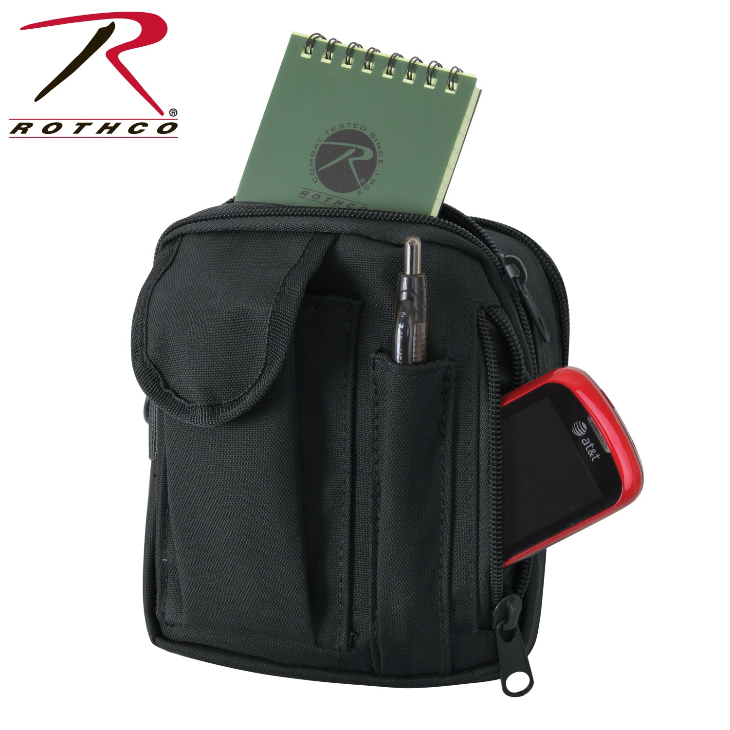 Rothco MOLLE Compatible Excursion Organizer Black – Versatile EDC Travel Bag