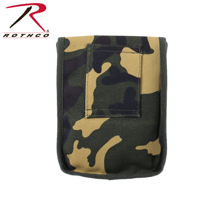 Rothco Ammo Pouch Woodland Camo Part Number 9802 - Durable 2-Pocket Tactical Ammo Storage