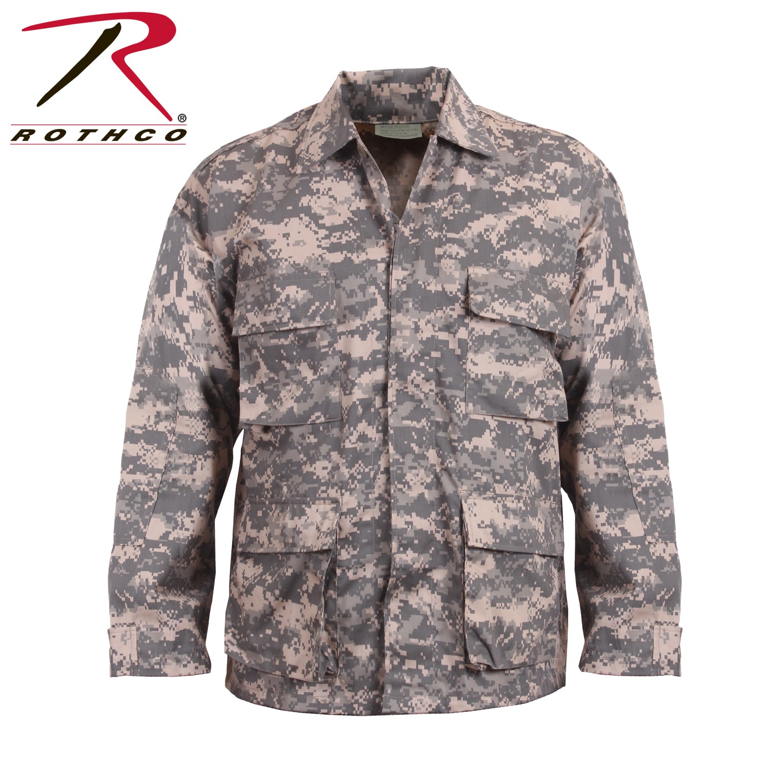 Rothco Twill BDU Shirt ACU Digital Camo Size Large for Tactical and Everyday Use