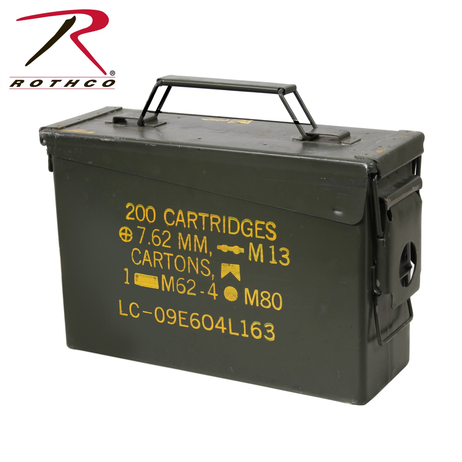Rothco GI .30 & .50 Caliber Ammo Cans – Durable Surplus Military Storage for Ammunition and Supplies