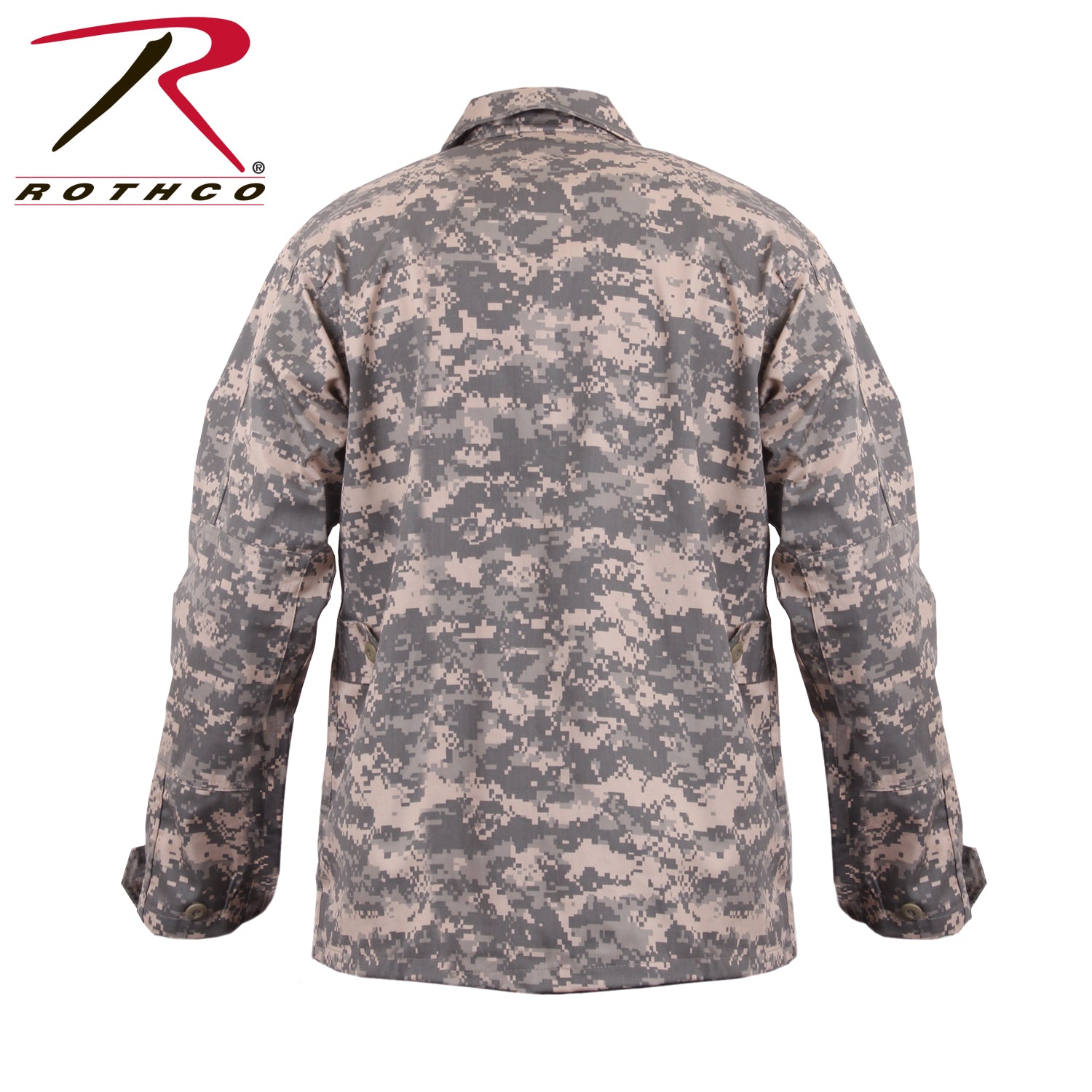 Rothco Twill BDU Shirt ACU Digital Camo Size M – Rugged Military-Style Tactical Shirt for Field and Everyday Use