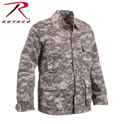 Rothco Twill BDU Shirt ACU Digital Camo Size XL – Military-Style Tactical Button-Down Shirt