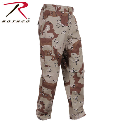 Rothco Camo Tactical BDU Pants 6-Color Desert Camo Size Large