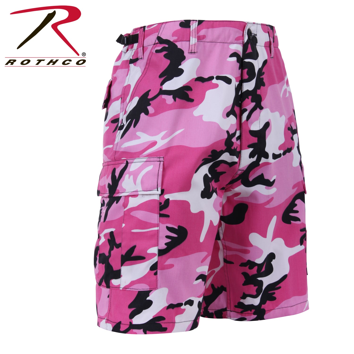 Rothco Pink Camo BDU Shorts Size XS - Tactical Cargo Shorts for Men and Women