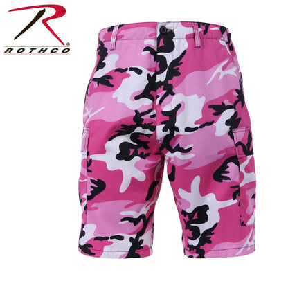 Rothco Pink Camo BDU Shorts Size Small - Tactical Cargo Shorts for Men and Women