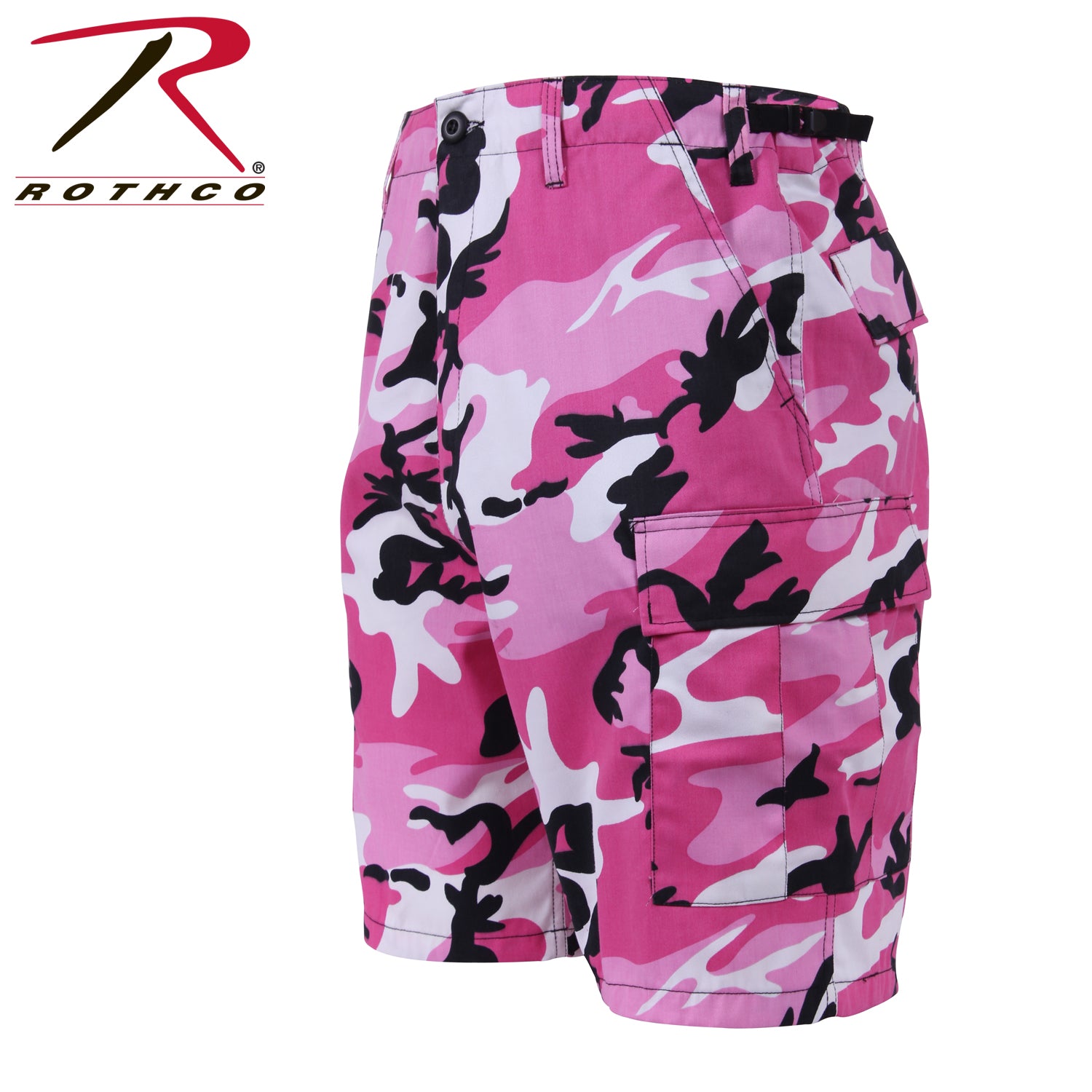 Rothco Pink Camo BDU Shorts Size XS - Tactical Cargo Shorts for Men and Women