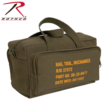 Rothco G.I. Type Zipper Pocket Mechanics Tool Bag in Olive Drab