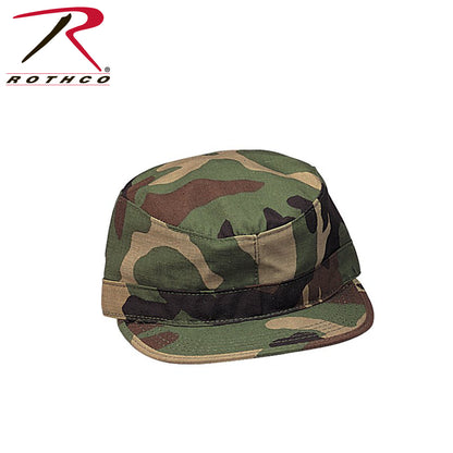 Rothco Kids Military Fatigue Cap - Woodland Camo, Size Large