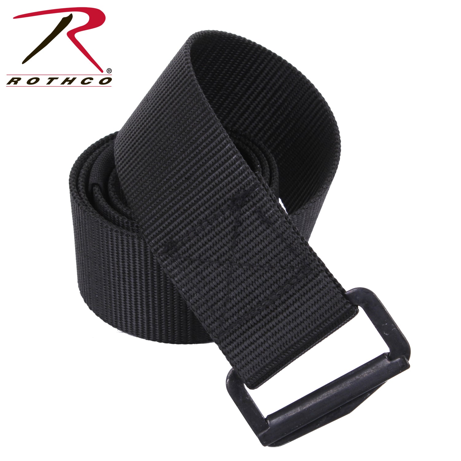 Rothco Adjustable BDU Belt Black - 64 Inch Tactical Duty Belt with Metal Buckle