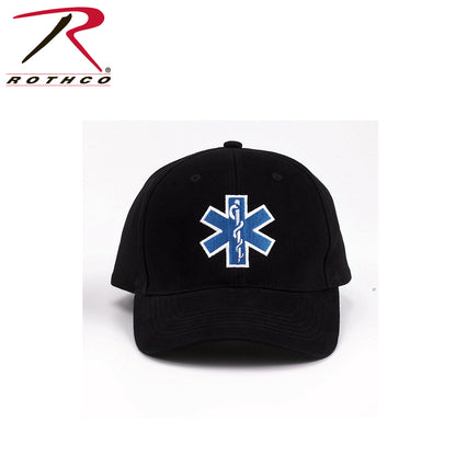 Rothco EMS Supreme Low Profile Insignia Cap - Comfortable Brushed Cotton Twill with Embroidered EMS Badge
