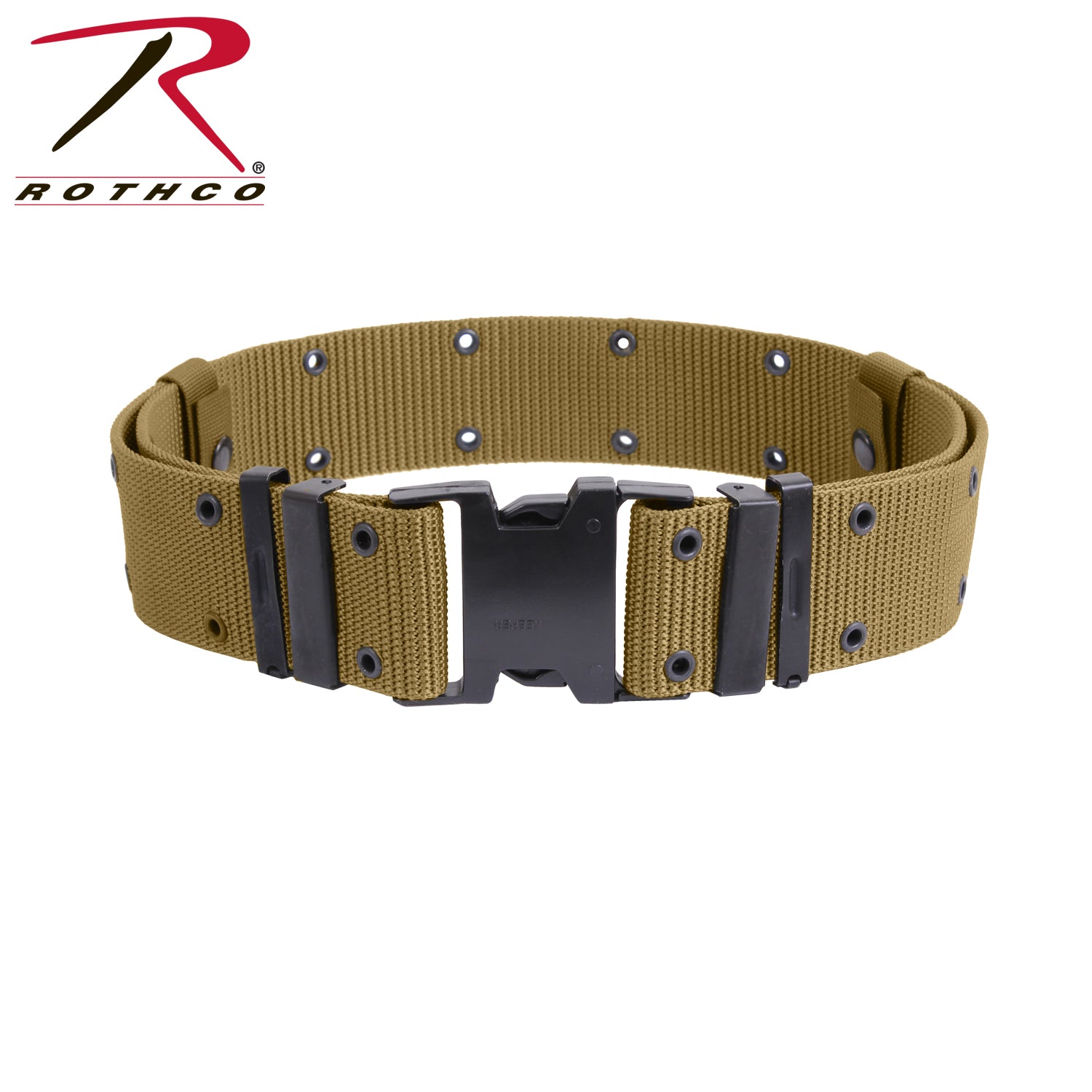 Rothco New Issue Marine Corps Style Quick Release Pistol Belt in Coyote Brown, Size Large (Part No. 9123)
