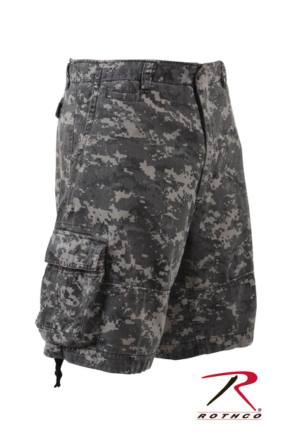 Rothco Vintage Infantry Utility Cargo Shorts 2XL in Subdued Urban Digital Camo