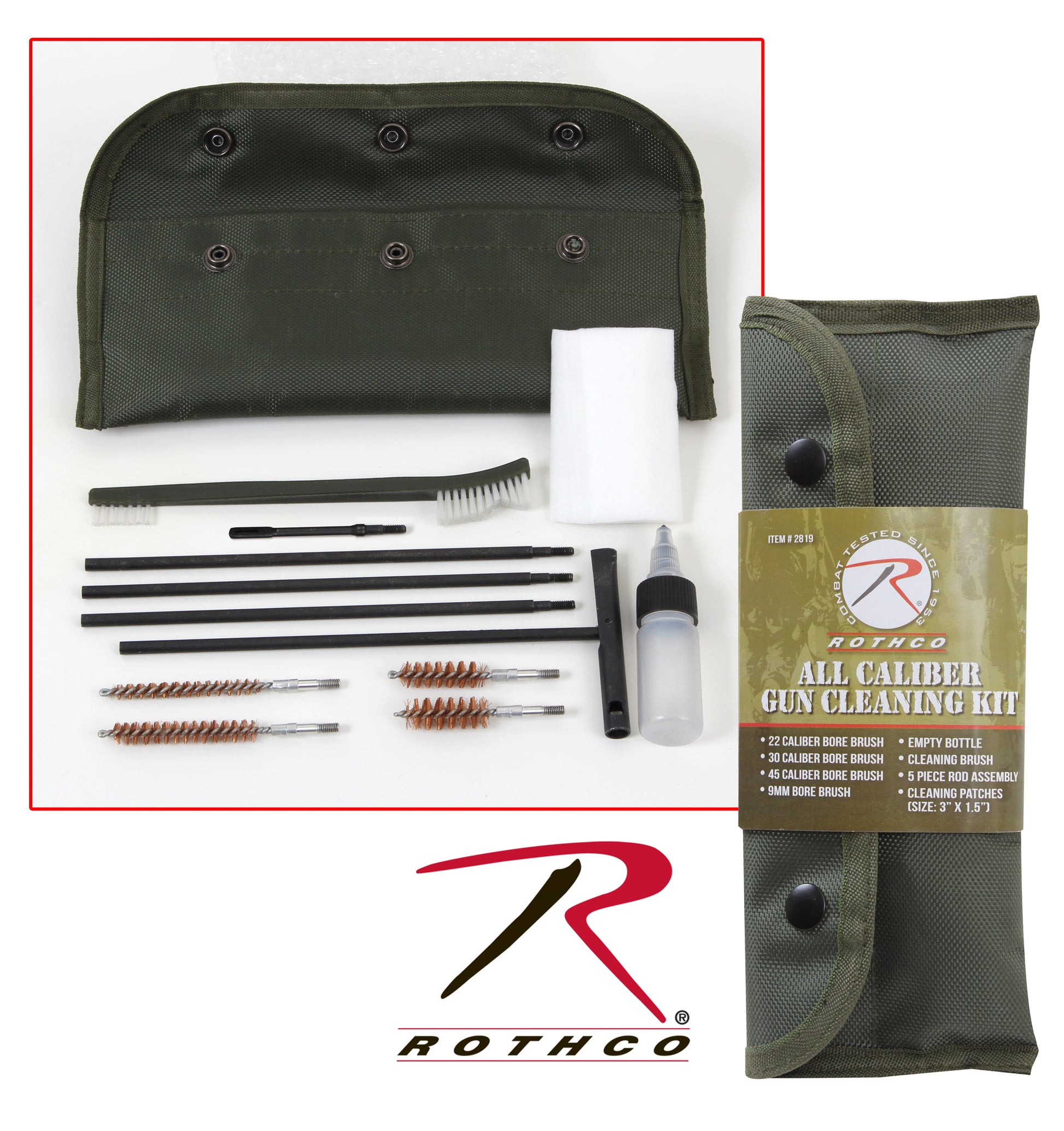 Rothco All Caliber Gun Cleaning Kit - Versatile Firearm Maintenance Tool