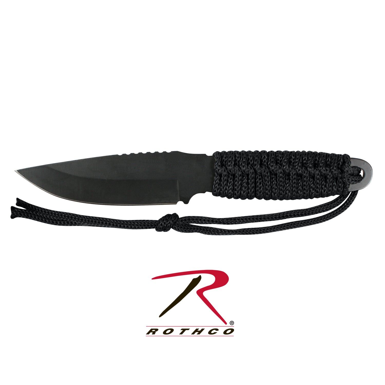 Rothco Paracord Knife with Fire Starter – Durable 8-inch Survival Knife with Magnesium Fire Starter and Sheath