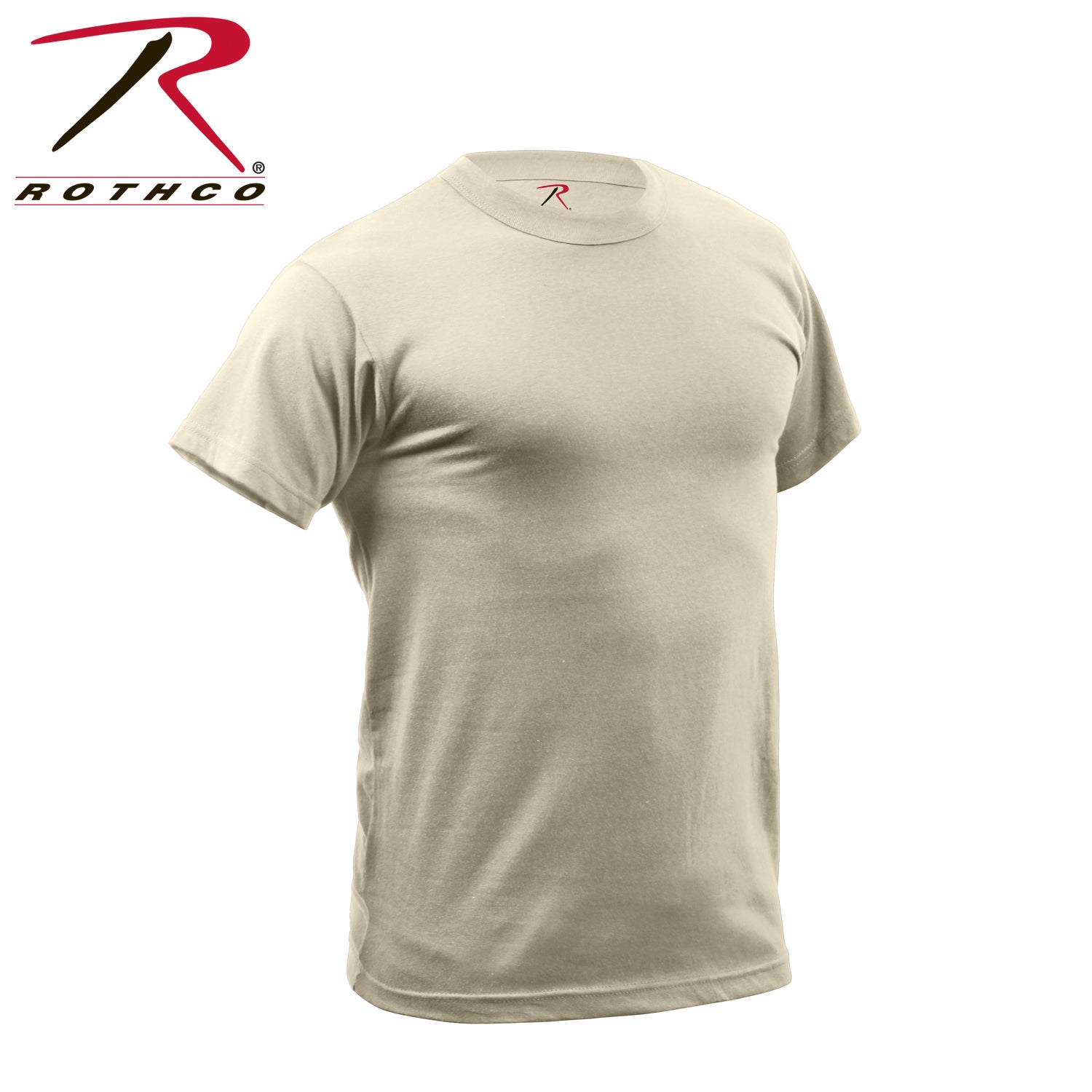 Rothco Quick Dry Moisture Wicking T-Shirt in Desert Tan, Size XL