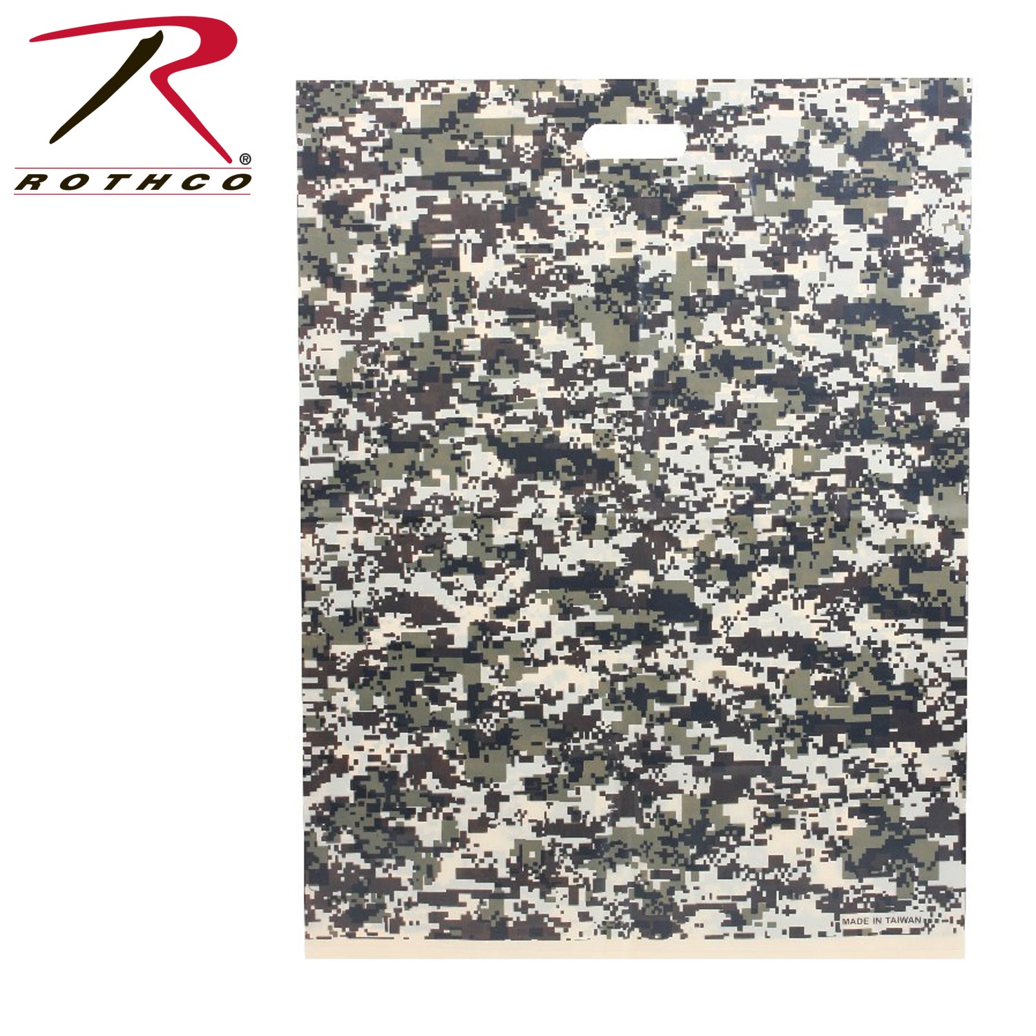 Rothco Deluxe Carry Shopping Bag ACU Digital Camo – Durable Reusable Tote for Retail and Promotions