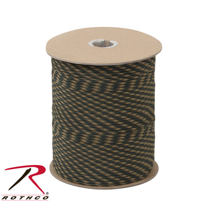 Rothco Nylon Paracord 550lb, 1000 Foot Spool - Woodland Camo