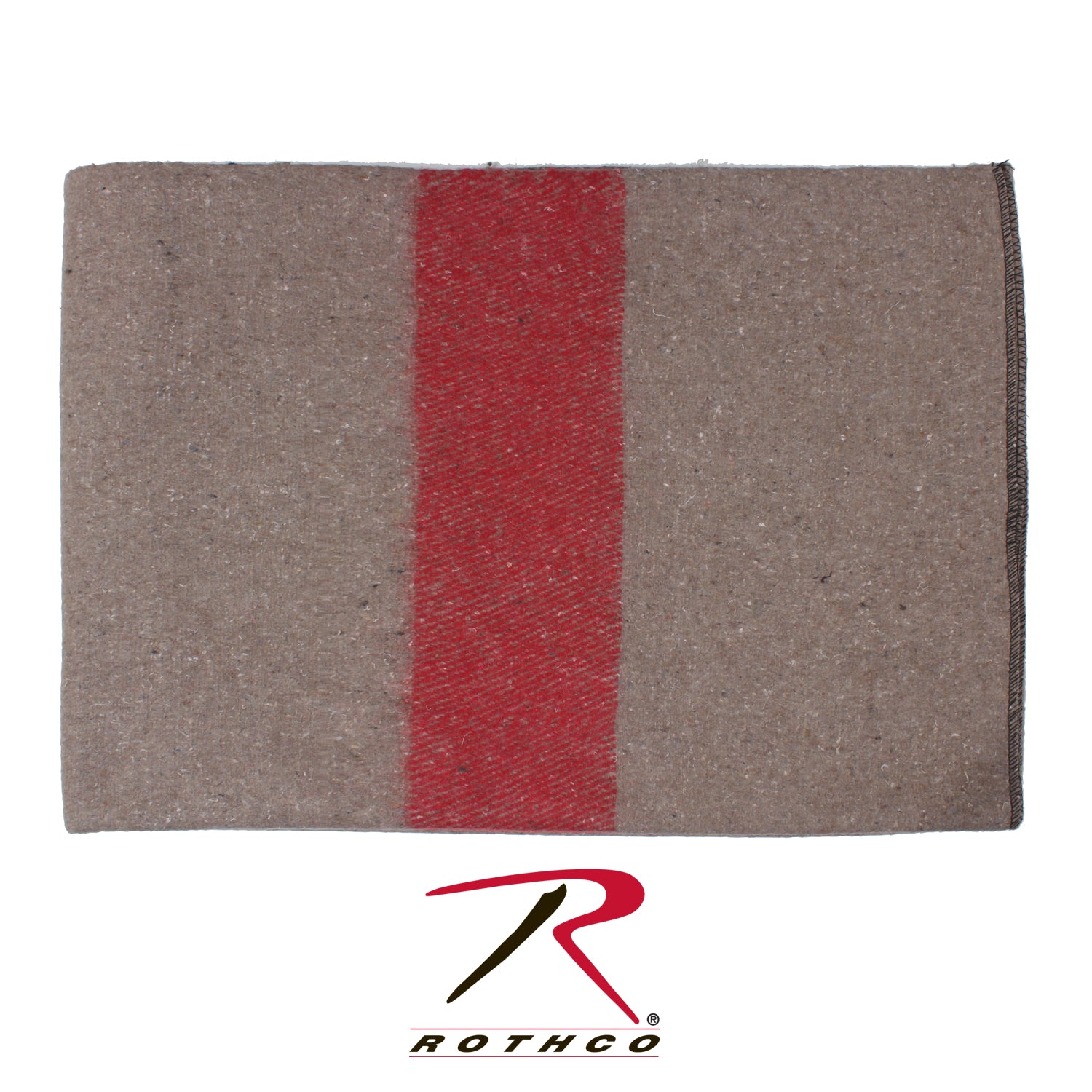 Rothco Swiss Style Wool Blanket - 60 x 80 inches Outdoor Camping Throw