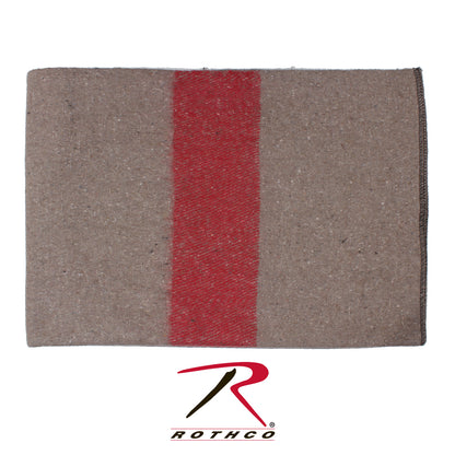 Rothco Swiss Style Wool Blanket - 60 x 80 inches Outdoor Camping Throw