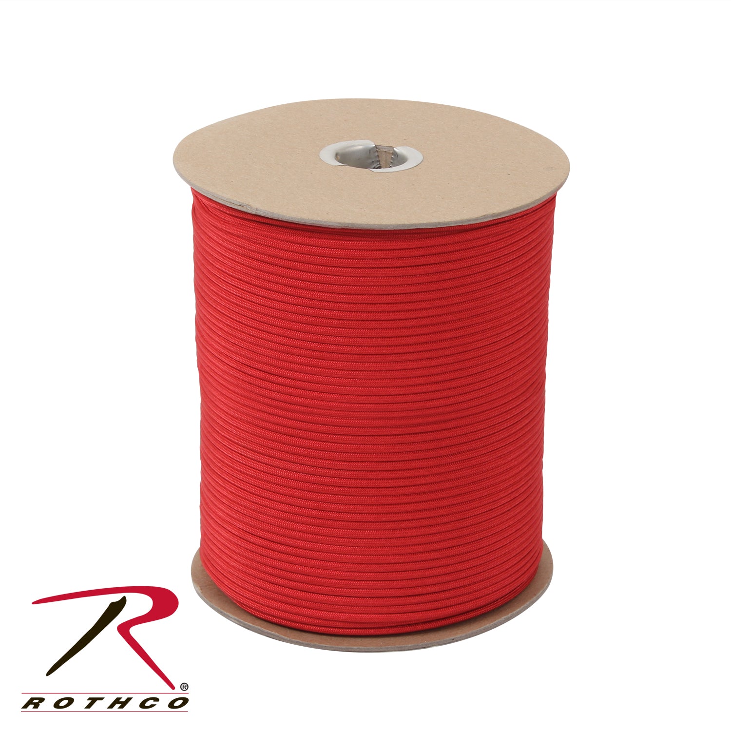 Rothco Nylon Paracord 550lb, 1000 Foot Spool - Red