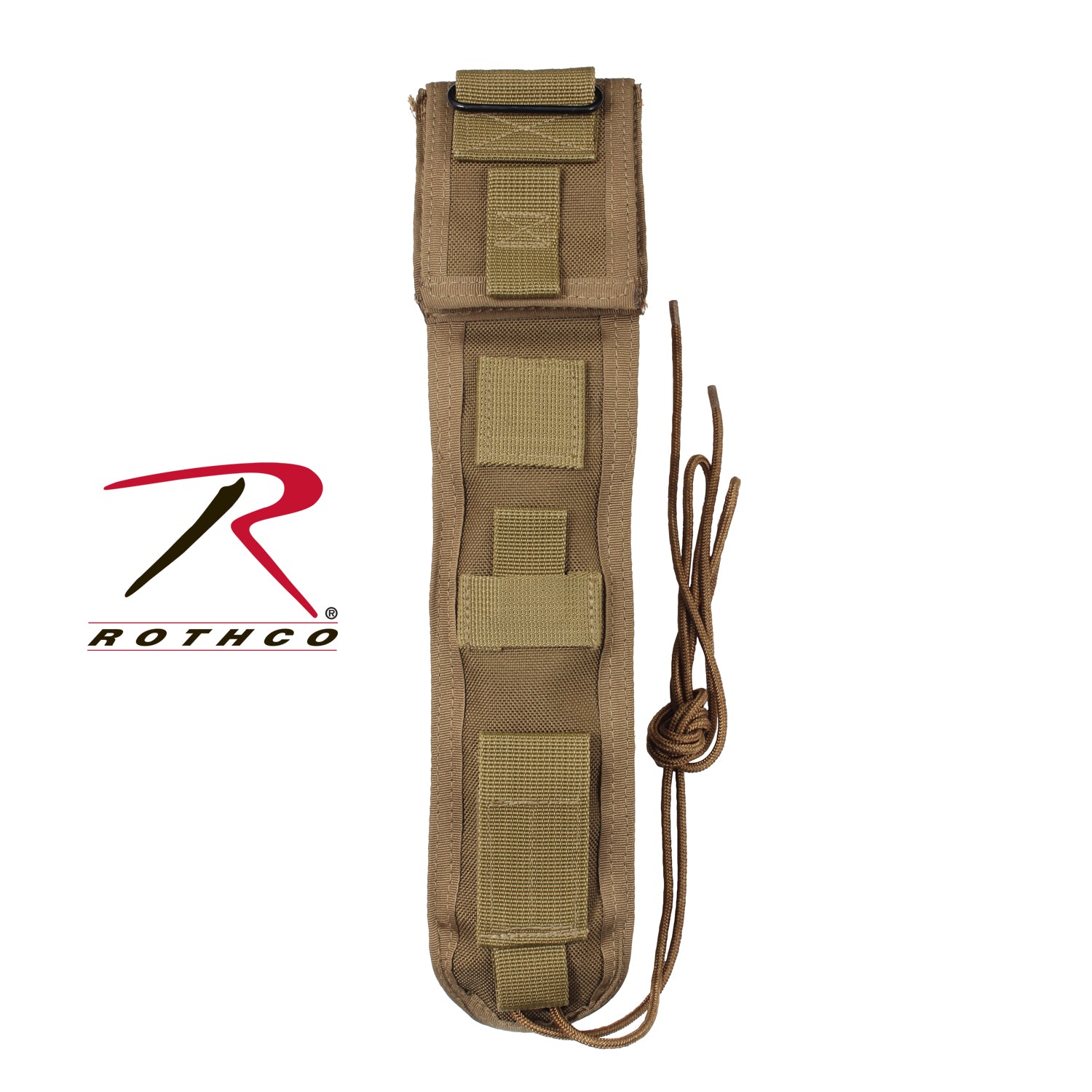 Rothco G.I. Type Enhanced Knife Sheath in Coyote Brown – Secure 7-Inch Tactical Blade Carry Solution