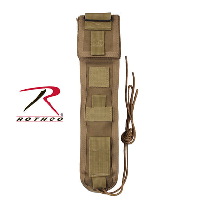 Rothco G.I. Type Enhanced Knife Sheath in Coyote Brown – Secure 7-Inch Tactical Blade Carry Solution
