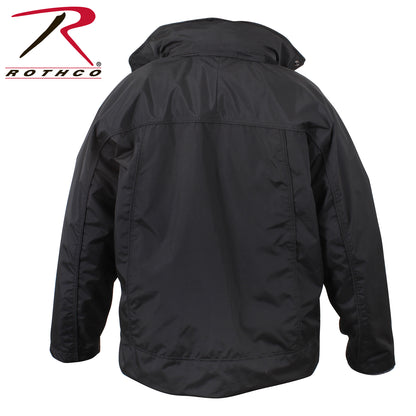 Rothco All Weather 3-In-1 Jacket Size 3XL in Black | Versatile Waterproof Outerwear