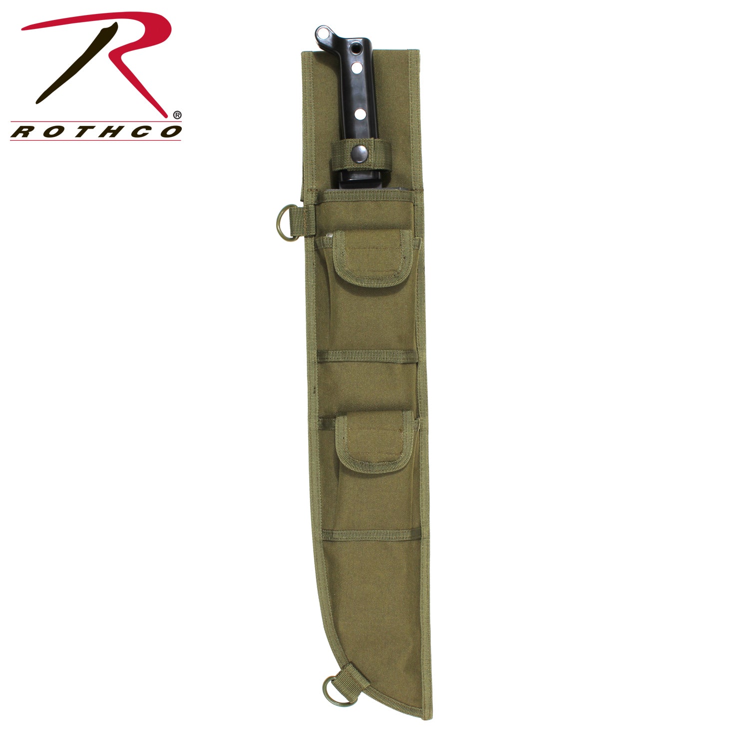 Rothco MOLLE Compatible 18-Inch Machete Sheath in Olive Drab