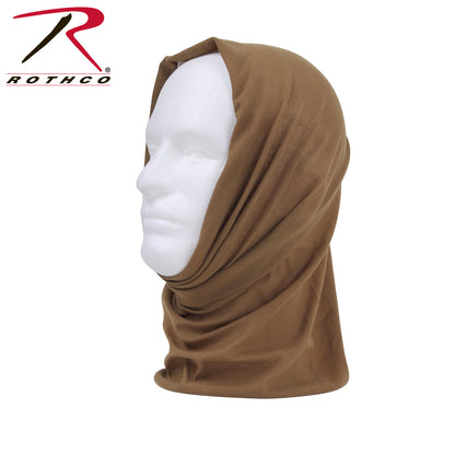 Rothco Multi-Use Tactical Neck Gaiter and Face Covering - Coyote Brown, Part Number 5302
