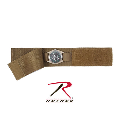 Rothco Commando Watchband Coyote Brown – Durable Outdoor Watch Strap with Glare Reduction