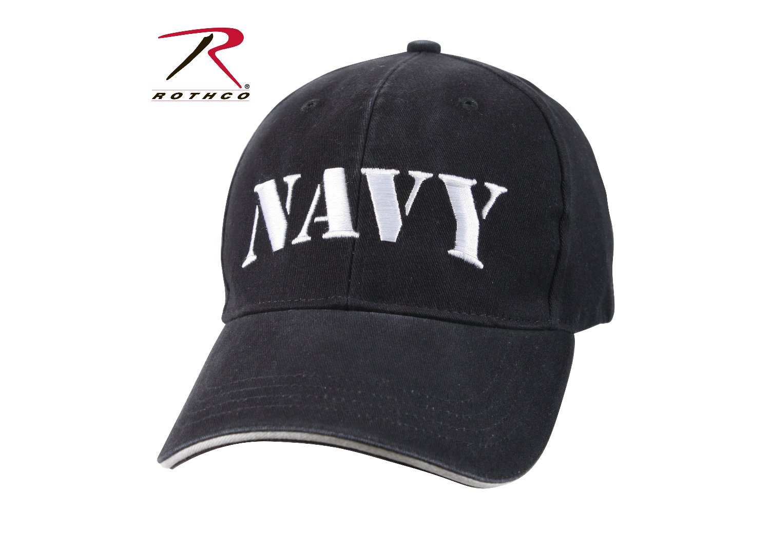 Rothco Vintage Navy Low Profile Cap with Embroidered Navy Insignia