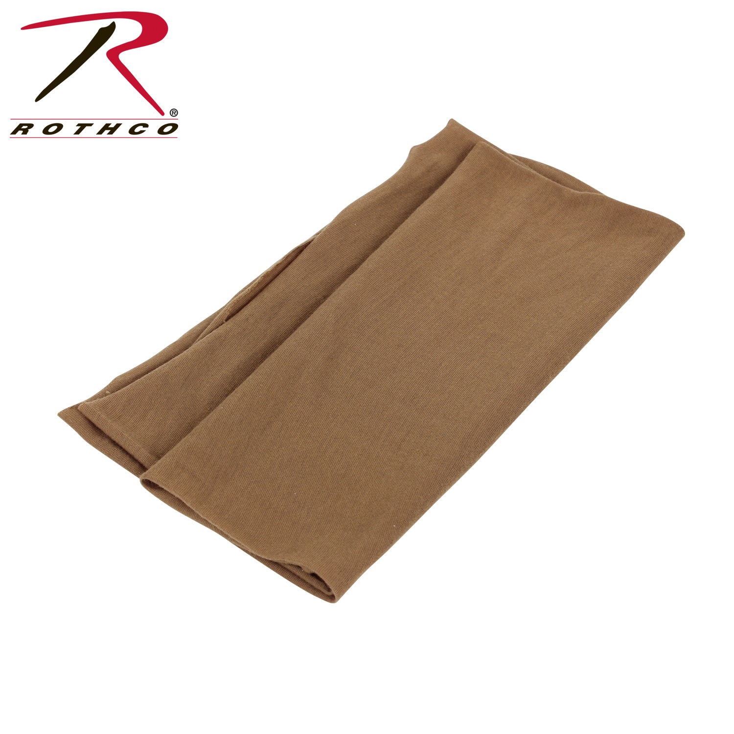 Rothco Multi-Use Tactical Neck Gaiter and Face Covering - Coyote Brown, Part Number 5302