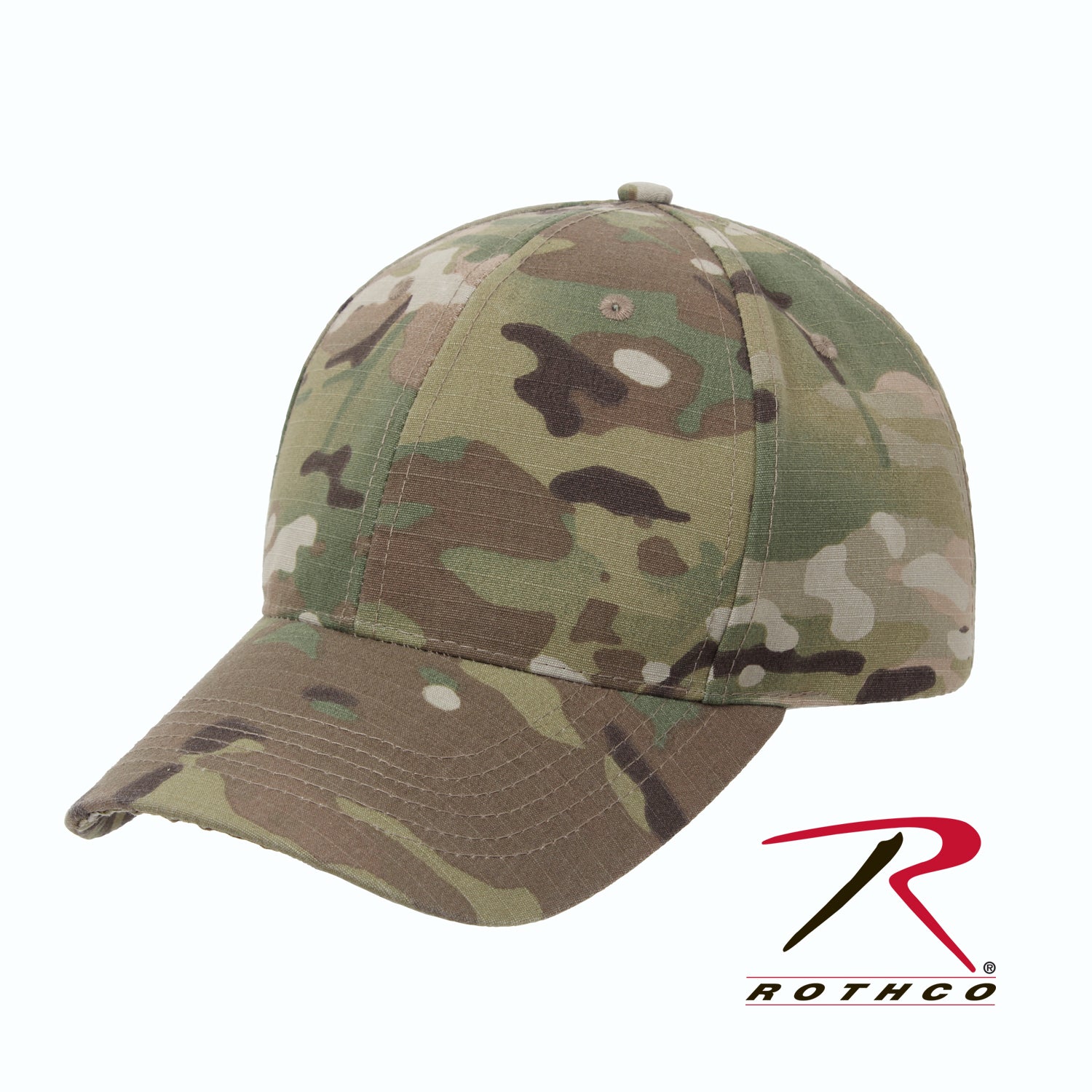 Rothco Supreme Camo Low Profile Cap MultiCam – Durable Adjustable Baseball Hat with Breathable Ventilation
