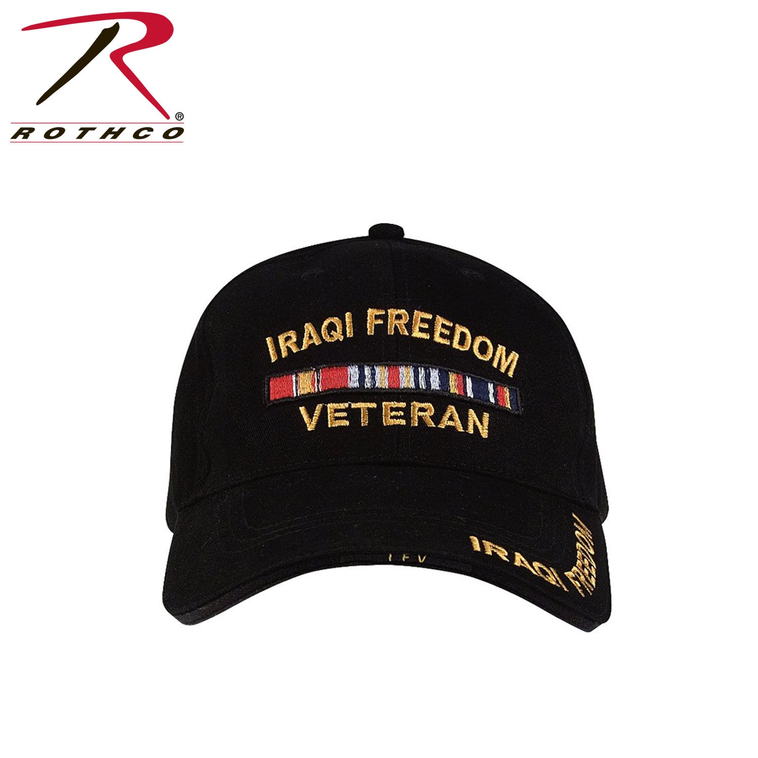 Rothco Deluxe Iraqi Freedom Low Profile Cap - Embroidered Veteran Hat with Adjustable Fit