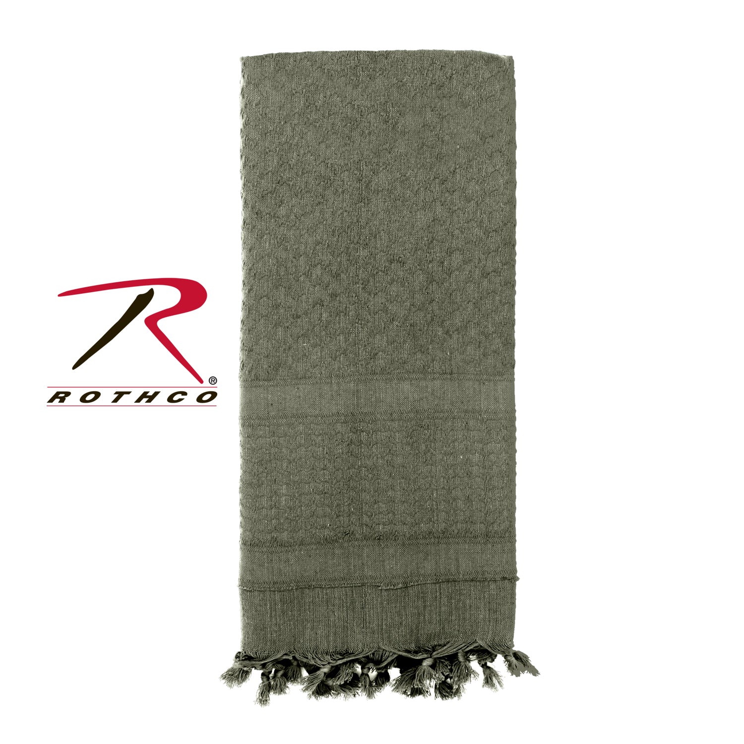 Rothco Solid Color Shemagh Tactical Desert Keffiyeh Scarf in Foliage Green