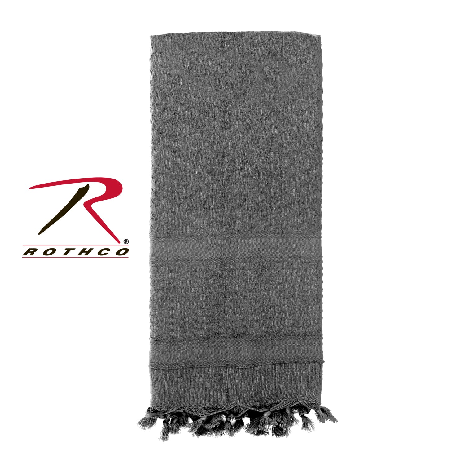 Rothco Solid Color Shemagh Tactical Desert Keffiyeh Scarf in Grey