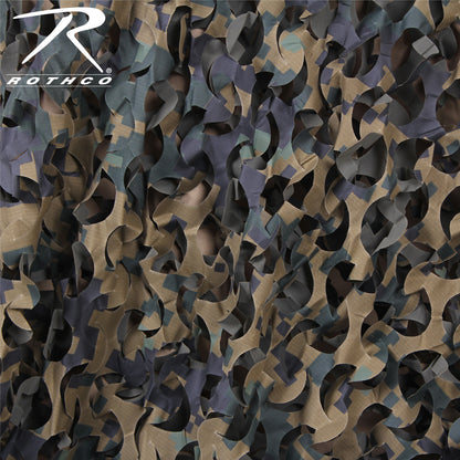 Rothco Large Ultra-Lite Digital Woodland Net - 7’10” x 19’8” Outdoor Camouflage Netting