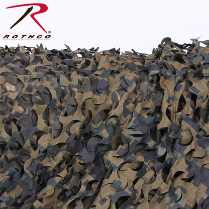 Rothco Large Ultra-Lite Digital Woodland Net - 7’10” x 19’8” Outdoor Camouflage Netting