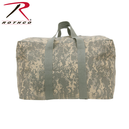 Rothco Canvas Parachute Cargo Bag ACU Digital Camo – 75L Heavy Duty Travel Duffle