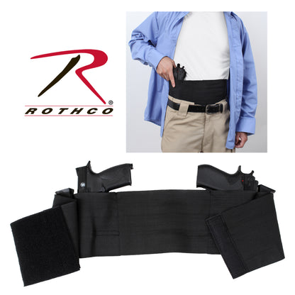 Rothco Ambidextrous Concealed Elastic Belly Band Holster Size Large/X-Large