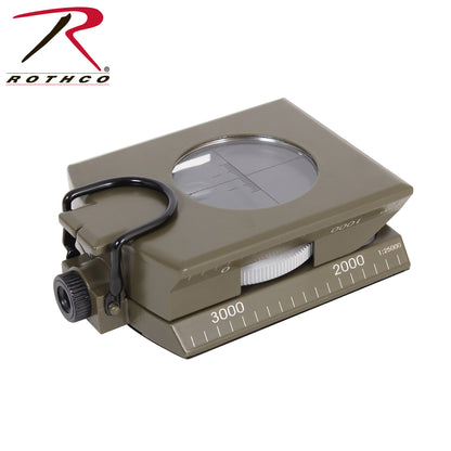 Rothco Deluxe Marching Compass Olive Drab Part Number 14060