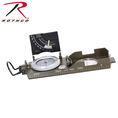 Rothco Deluxe Marching Compass Olive Drab Part Number 14060