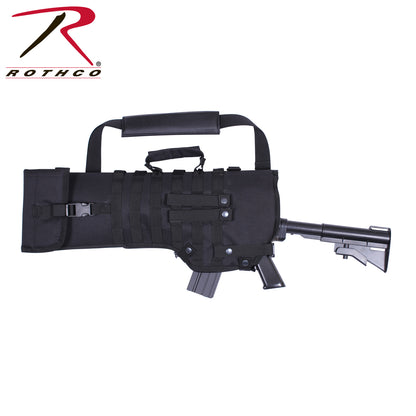 Rothco Tactical MOLLE Rifle Scabbard Black – Durable Padded Rifle Case with MOLLE Webbing and Adjustable Fit